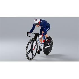 Track Cyclist Animated HQ model